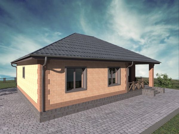 1. Проект дома B-185 Екстерьер Проект дома B-185 - фото 1