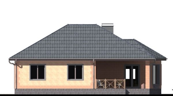 5. Проект дома B-185 Екстерьер Проект дома B-185 - фото 5