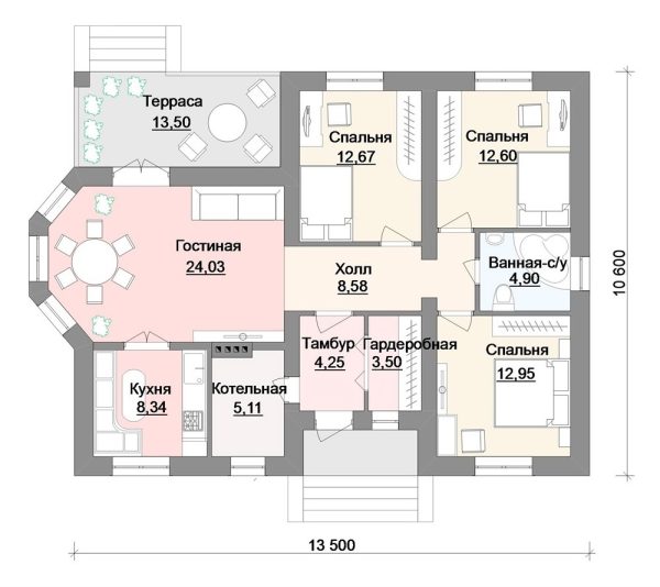 7. Проект дома B-185 Екстерьер Проект дома B-185 - фото 7