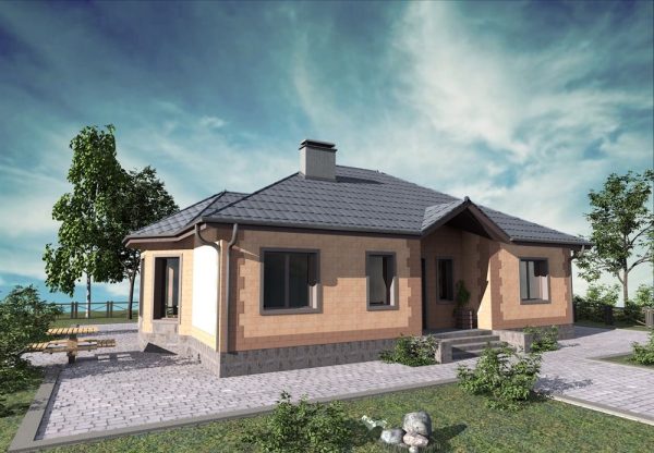 17. Проект дома B-185 Екстерьер Проект дома B-185 - фото 17