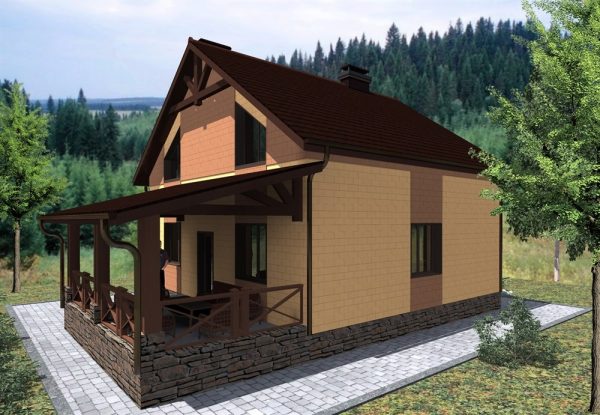 5. Проект дома B-189 Екстерьер Проект дома B-189 - фото 5