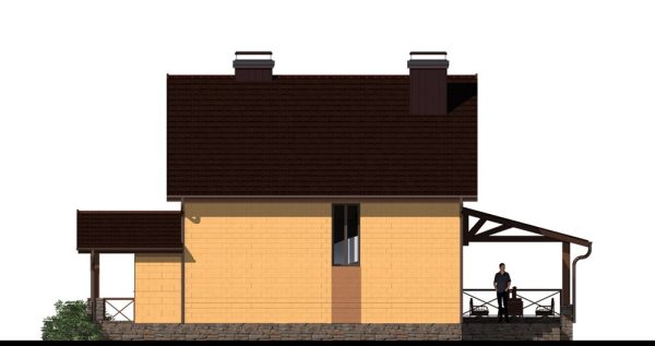 10. Проект дома B-189 Екстерьер Проект дома B-189 - фото 10