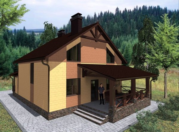 13. Проект дома B-189 Екстерьер Проект дома B-189 - фото 13