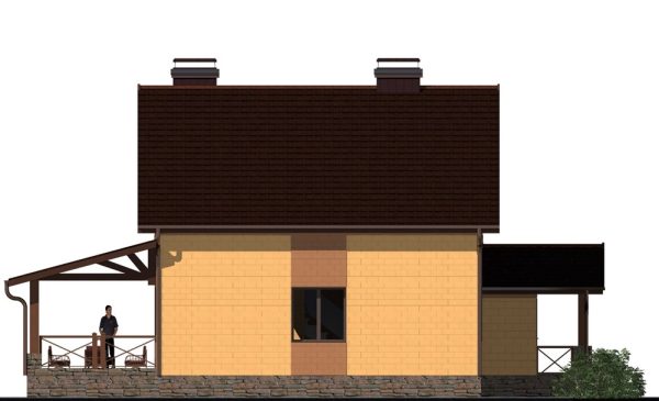 16. Проект дома B-189 Екстерьер Проект дома B-189 - фото 16