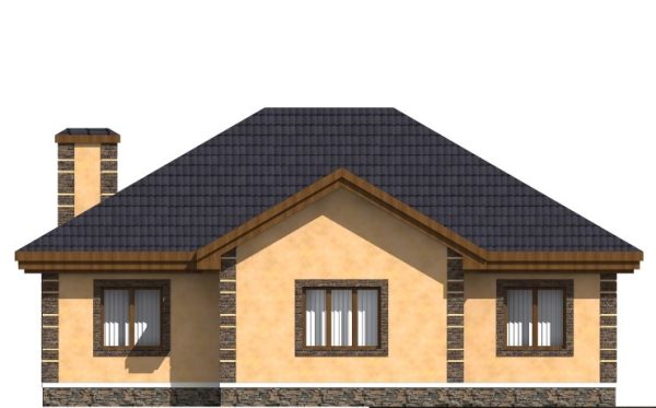 9. Проект дома B-195 Екстерьер Проект дома B-195 - фото 9