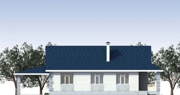 8. Проект дома B-199 Екстерьер Проект дома B-199 - фото 8