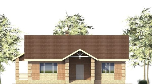 1. Проект дома B-200 Екстерьер Проект дома B-200 - фото 1