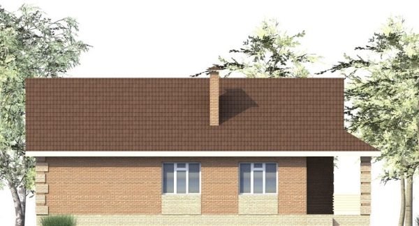 4. Проект дома B-200 Екстерьер Проект дома B-200 - фото 4