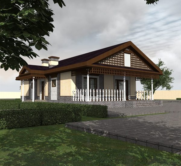 5. Проект дома B-201 Екстерьер Проект дома B-201 - фото 5