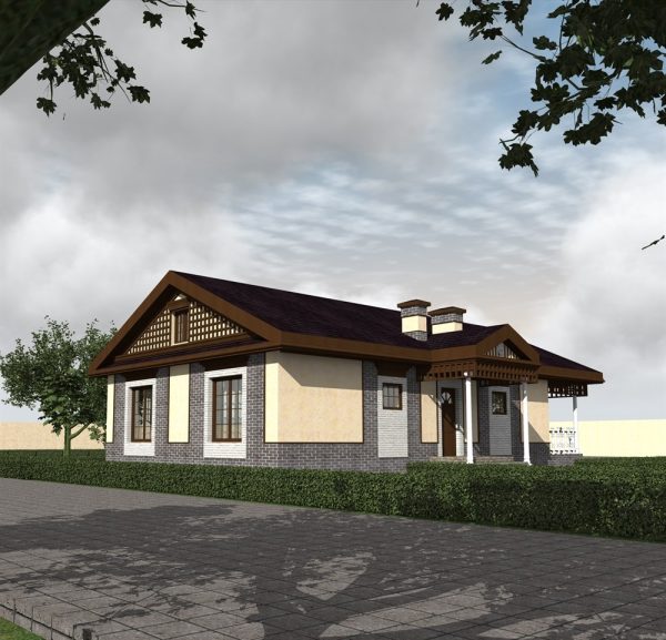 9. Проект дома B-201 Екстерьер Проект дома B-201 - фото 9