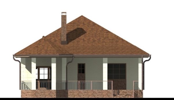 1. Проект дома B-203 Екстерьер Проект дома B-203 - фото 1