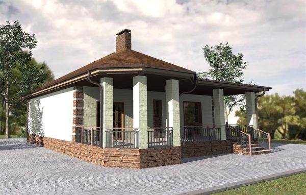 4. Проект дома B-203 Екстерьер Проект дома B-203 - фото 4