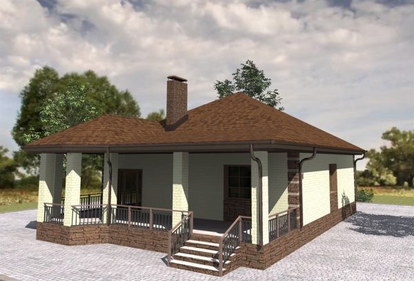 8. Проект дома B-203 Екстерьер Проект дома B-203 - фото 8