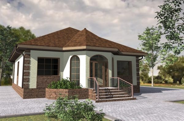 13. Проект дома B-203 Екстерьер Проект дома B-203 - фото 13