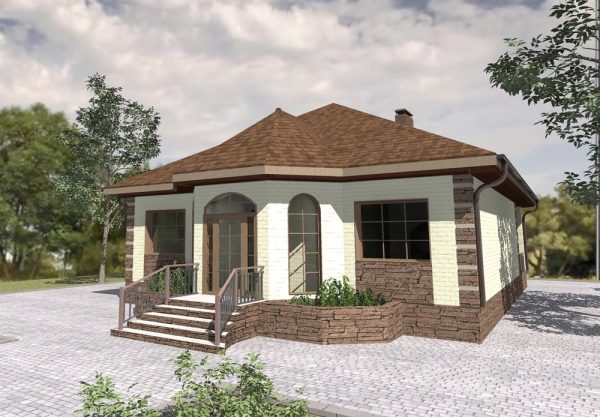 17. Проект дома B-203 Екстерьер Проект дома B-203 - фото 17