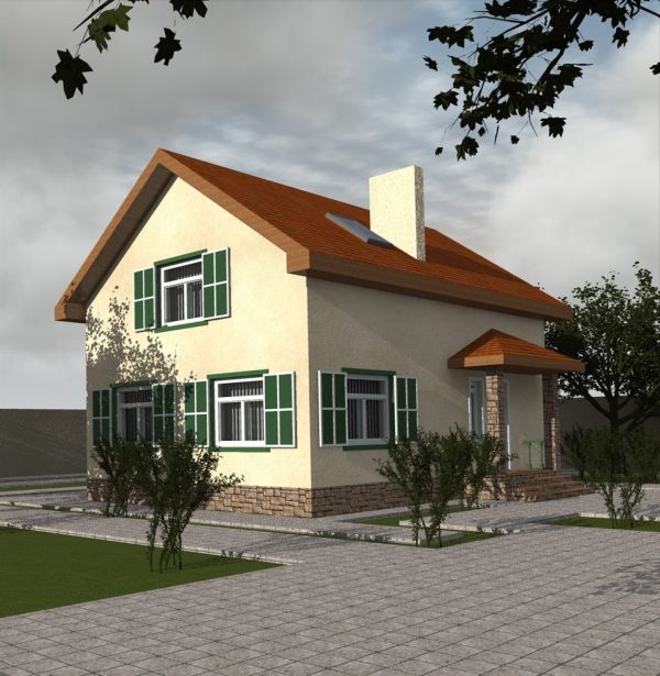 3. Проект дома B-207 Екстерьер Проект дома B-207 - фото 3