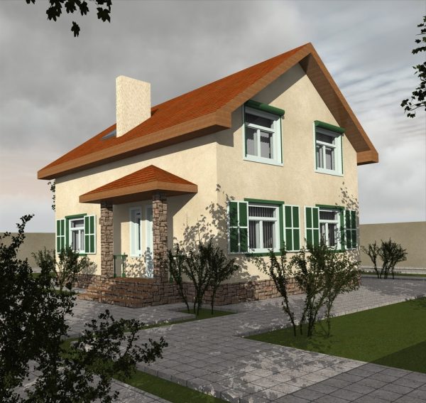 17. Проект дома B-207 Екстерьер Проект дома B-207 - фото 17