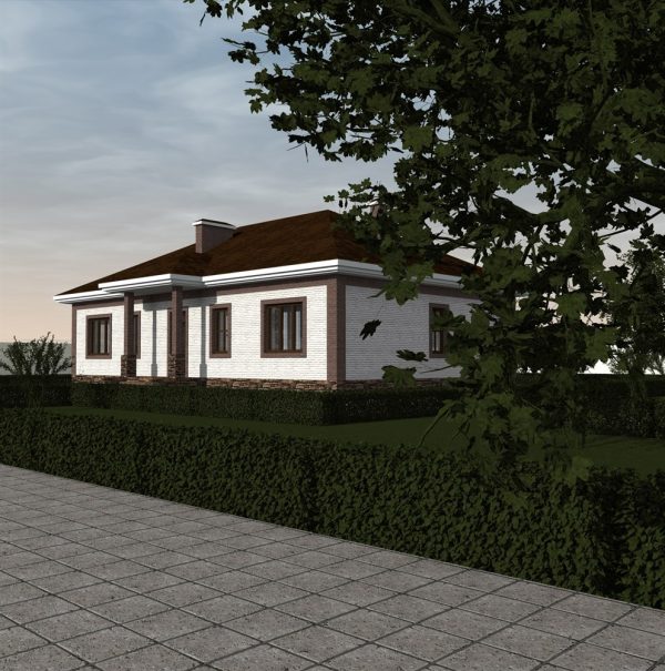 3. Проект дома B-208 Екстерьер Проект дома B-208 - фото 3