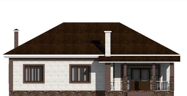 4. Проект дома B-208 Екстерьер Проект дома B-208 - фото 4