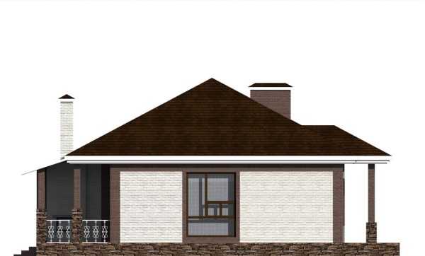 6. Проект дома B-208 Екстерьер Проект дома B-208 - фото 6