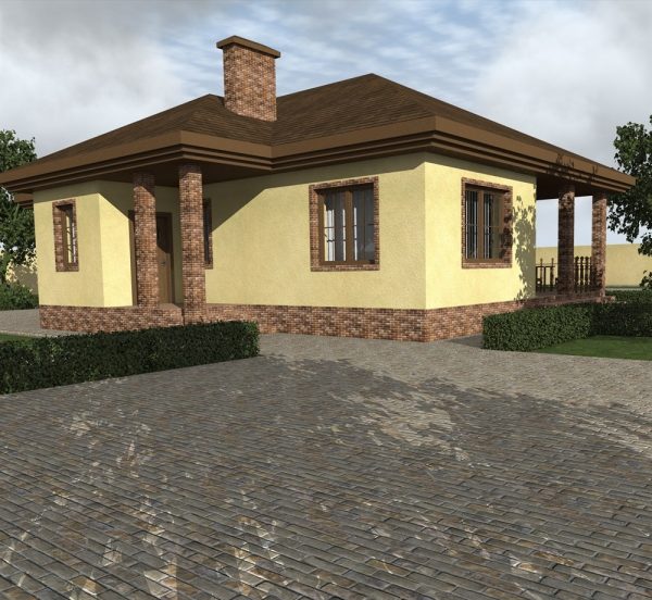 16. Проект дома B-209 Екстерьер Проект дома B-209 - фото 16