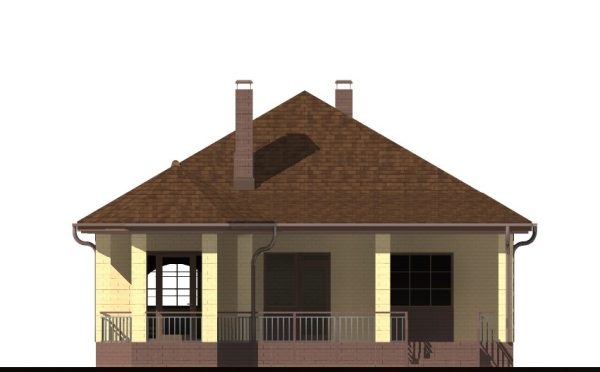 1. Проект дома B-214 Екстерьер Проект дома B-214 - фото 1