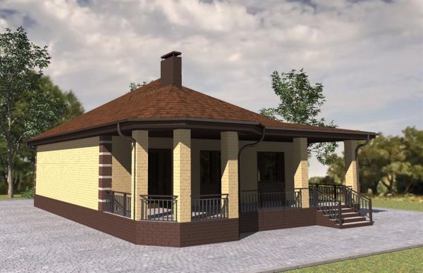 12. Проект дома B-214 Екстерьер Проект дома B-214 - фото 12