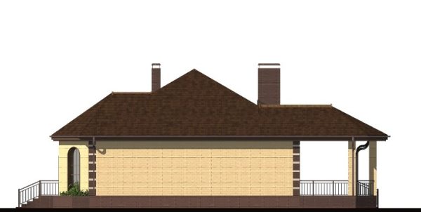 15. Проект дома B-214 Екстерьер Проект дома B-214 - фото 15