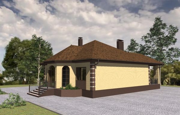 18. Проект дома B-214 Екстерьер Проект дома B-214 - фото 18