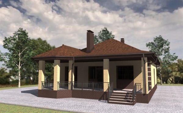 20. Проект дома B-214 Екстерьер Проект дома B-214 - фото 20