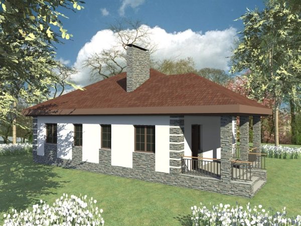 3. Проект дома B-217 Екстерьер Проект дома B-217 - фото 3