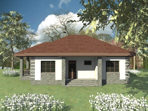 4. Проект дома B-217 Екстерьер Проект дома B-217 - фото 4