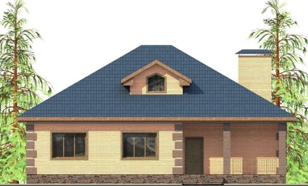 3. Проект дома B-221 Екстерьер Проект дома B-221 - фото 3