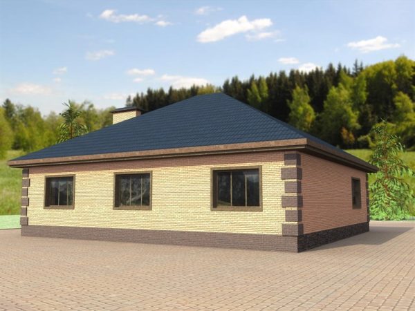 15. Проект дома B-221 Екстерьер Проект дома B-221 - фото 15