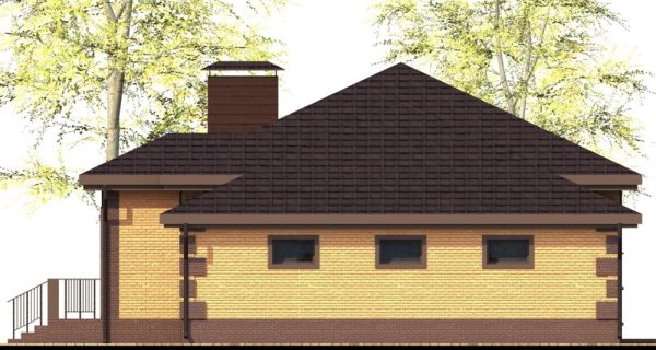 1. Проект дома B-224 Екстерьер Проект дома B-224 - фото 1