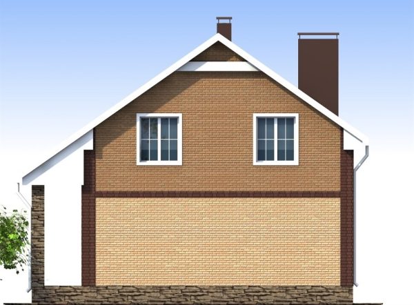 3. Проект дома B-225 Екстерьер Проект дома B-225 - фото 3