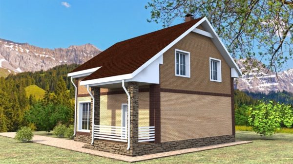 7. Проект дома B-225 Екстерьер Проект дома B-225 - фото 7