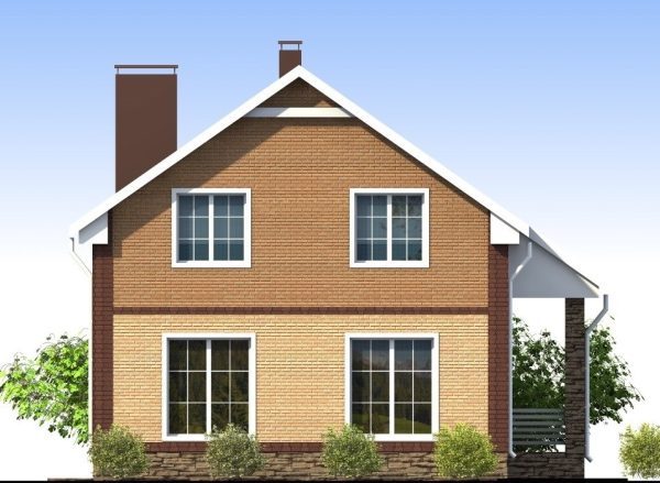 15. Проект дома B-225 Екстерьер Проект дома B-225 - фото 15