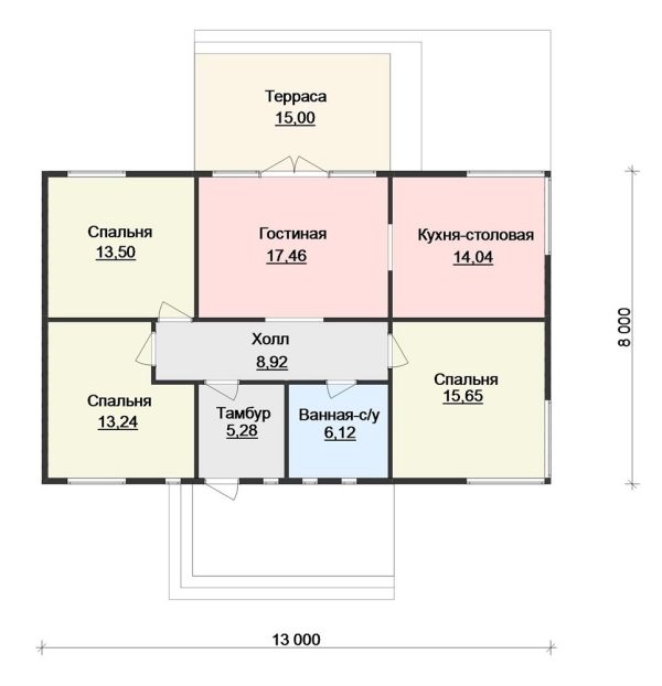 4. Проект дома B-227 Екстерьер Проект дома B-227 - фото 4
