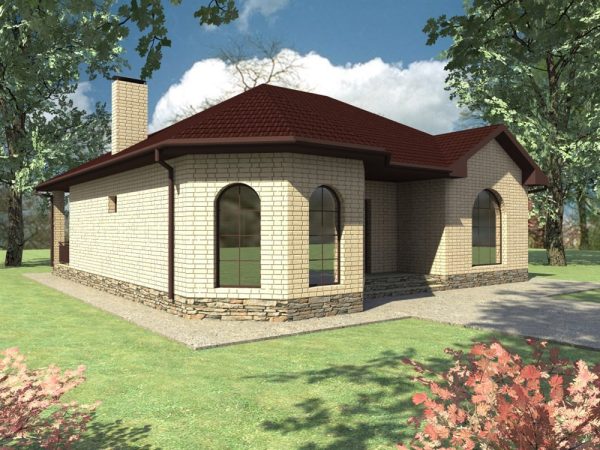 20. Проект дома B-229 Екстерьер Проект дома B-229 - фото 20