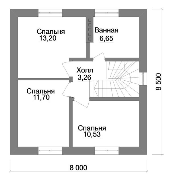 18. Проект дома B-230 Екстерьер Проект дома B-230 - фото 18