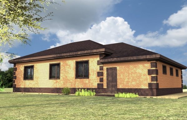 1. Проект дома B-232 Екстерьер Проект дома B-232 - фото 1