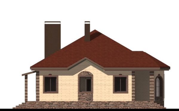 2. Проект дома B-233 Екстерьер Проект дома B-233 - фото 2