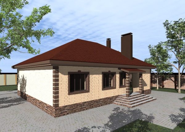 4. Проект дома B-233 Екстерьер Проект дома B-233 - фото 4