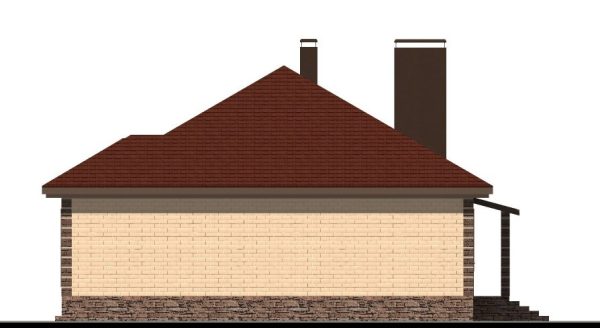 9. Проект дома B-233 Екстерьер Проект дома B-233 - фото 9
