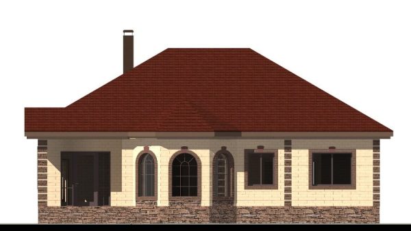 11. Проект дома B-233 Екстерьер Проект дома B-233 - фото 11