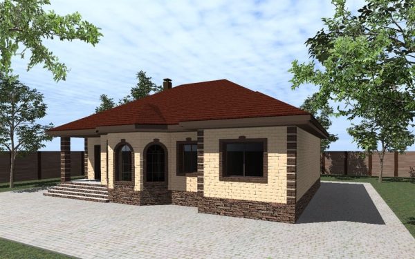 14. Проект дома B-233 Екстерьер Проект дома B-233 - фото 14