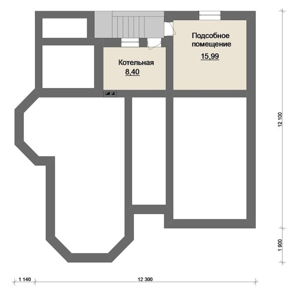 1. Проект дома B-237 Екстерьер Проект дома B-237 - фото 1