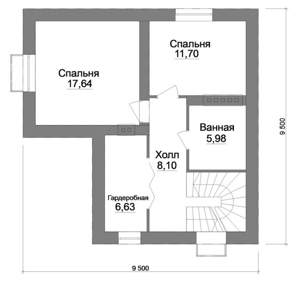 8. Проект дома B-240 Екстерьер Проект дома B-240 - фото 8