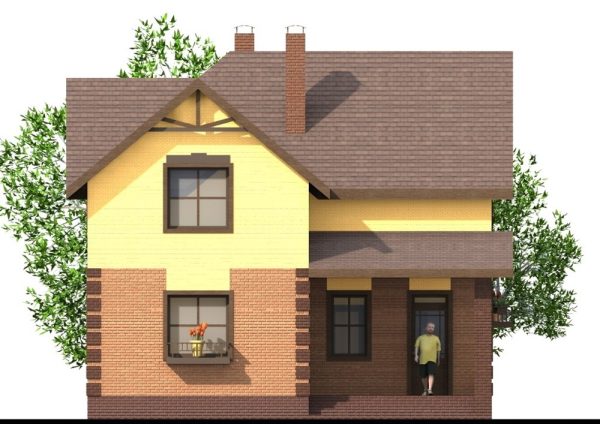 15. Проект дома B-240 Екстерьер Проект дома B-240 - фото 15